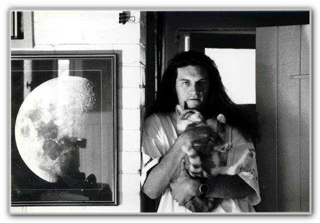 DJ & next doors cat 7th Ave circa 1994